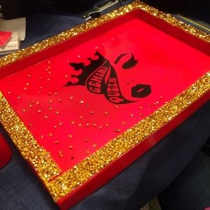 Gemini Queen rolling tray and ashtray